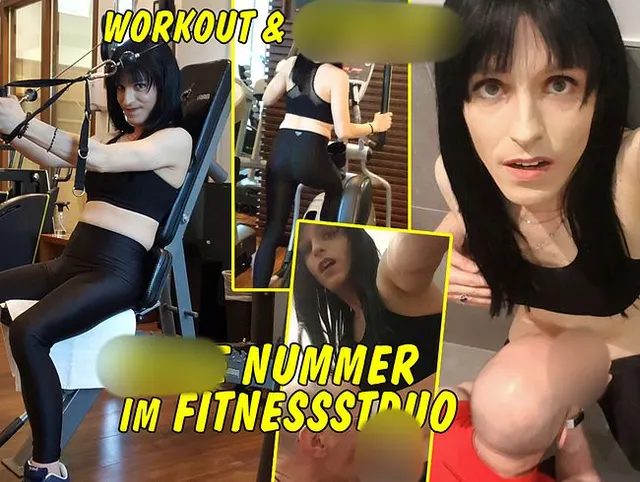 Blowjob nach Workout! Geile Nummer im Fitnessstudio!
