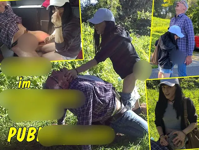 Dem Sklaven nen Keuschheitsgürtel verpasst und public gequält!!