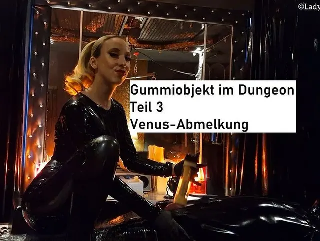Gummiobjekt im Dungeon Teil 3 Venus-Abmelkung