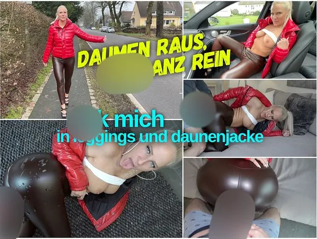 Daumen raus, Schwanz rein | FICK in Leggings und Daunenjacke