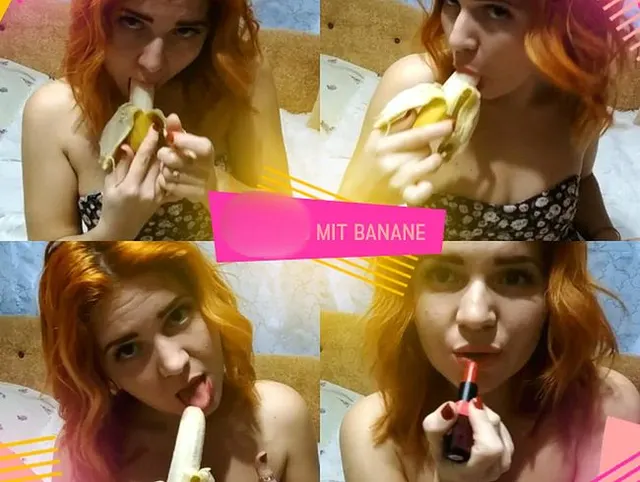 Blowjob mit Banane