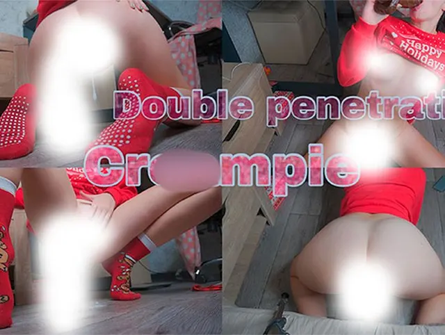 Doppelte Penetration! BBW creampie Muschi