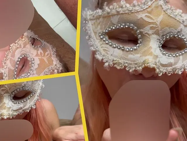 18-jähriges jungfräuliches Mädchen macht heißen und tiefen Blowjob.