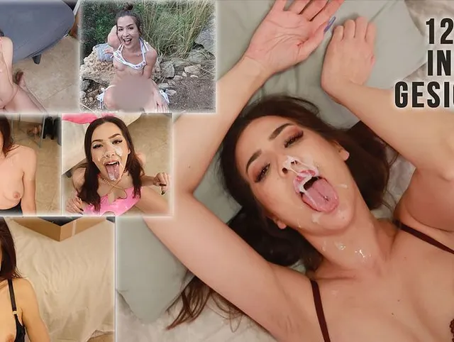 12x Spermaface! Cumpilation meiner GEILSTEN FACIALS!