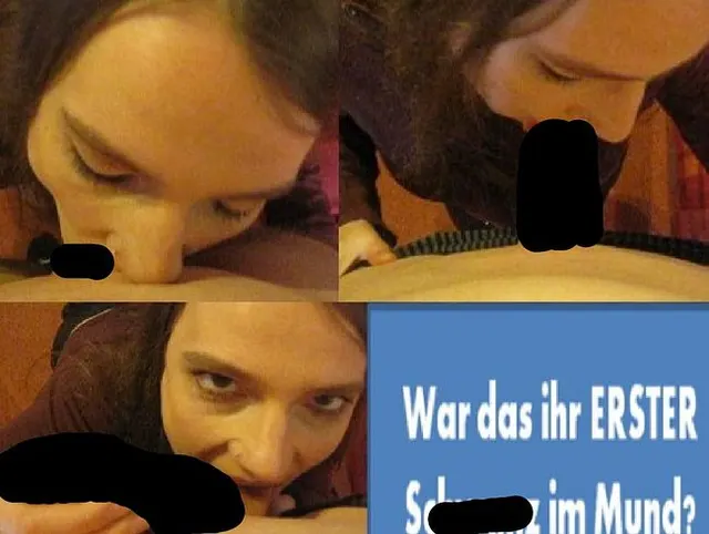 War das ihr ERSTER Schwanz im Mund?