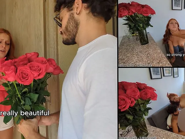 Ich habe mich von einem Rosenboten hart durchnehmen lassen (ITALIENISCHES AMATEURVIDEO)