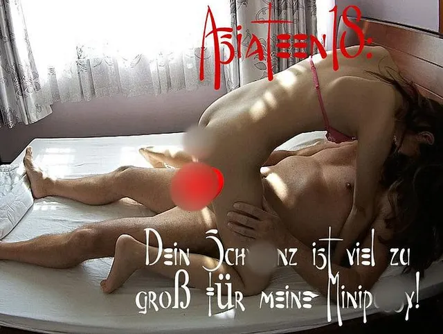 Dein Schwanz ist viel zu groß für meine Minipussy!