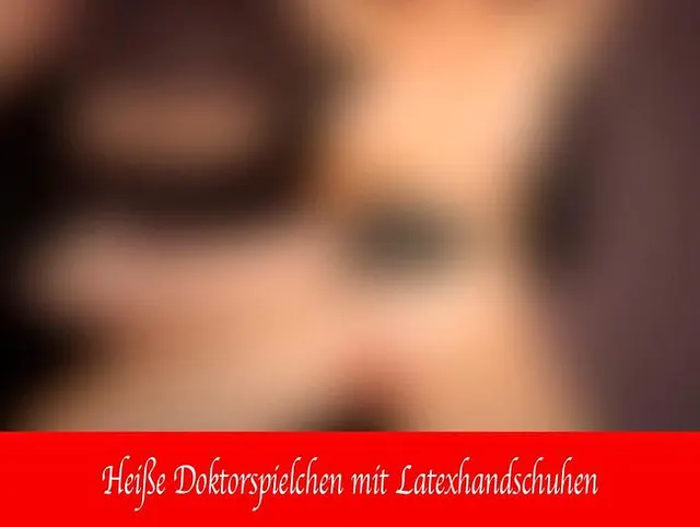 Heiße Doktorspielchen mit Latexhandschuhen