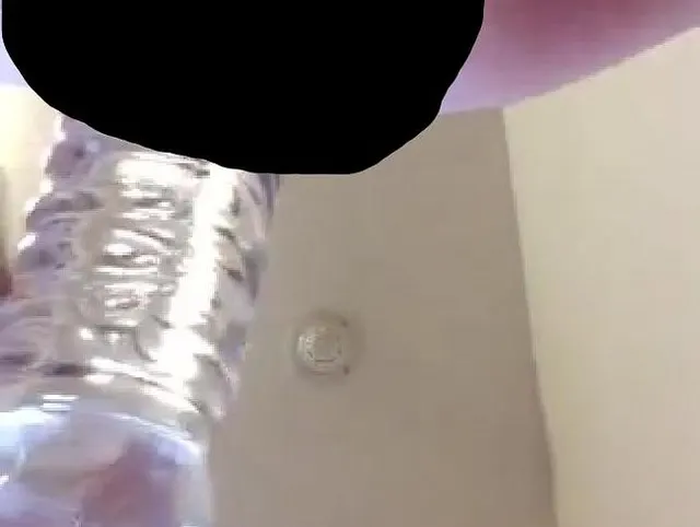 TIGHT TWINK ASS  playing with GLASS DILDO