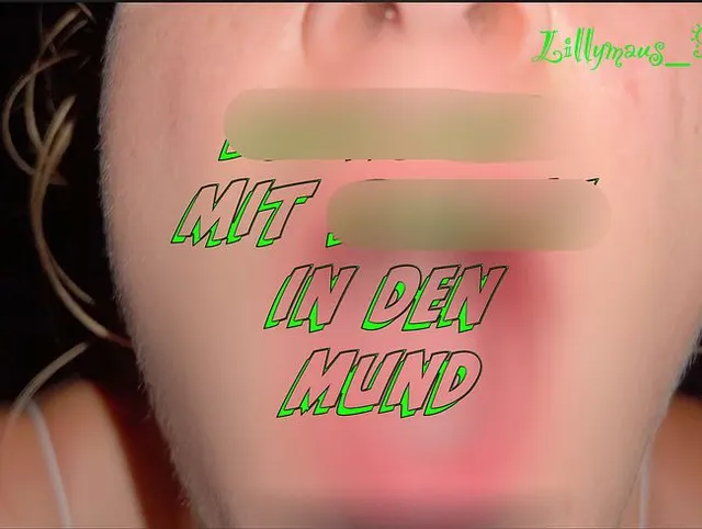 Blowjob mit Sperma in den Mund