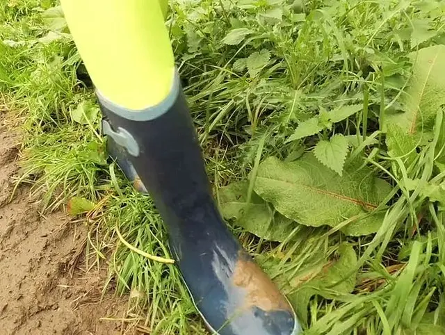 Wellness in the grass - Ich mache meine Gummistiefel erst dreckig und dann wieder sauber Waschanlage