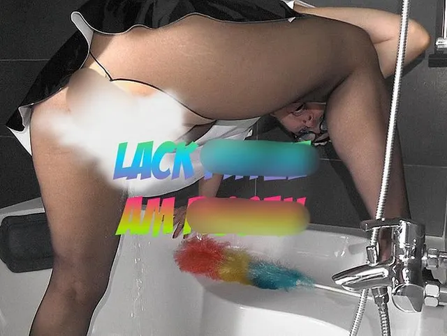 Lack Putze am pissen