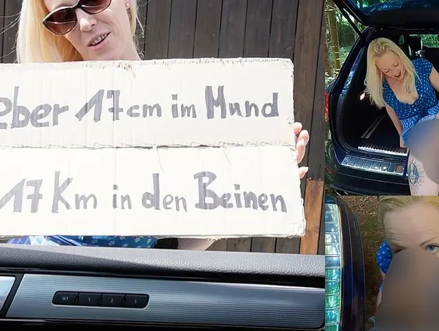 Lea-Kirsch an der Straße eingesammelt und gefickt !