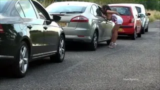 GROUP CAR SEX TAKING GUY SPUNK SAT IN THERE CAR