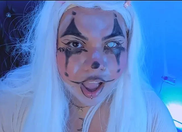 Teuflischer Clown, verzehre deinen Schwanz, das Ende ist böse
