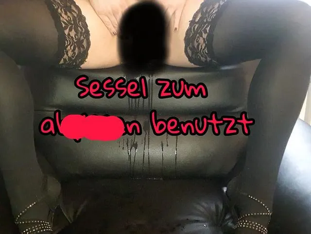 Den Sessel zum abpissen benutzt