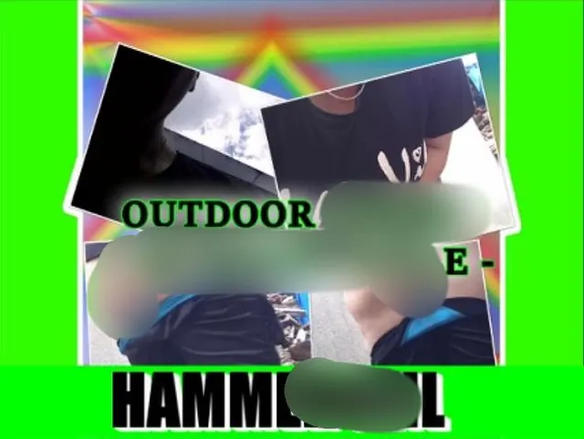 OUTDOOR PISSEN - IM DOGGY STYLE HAMMERGEIL
