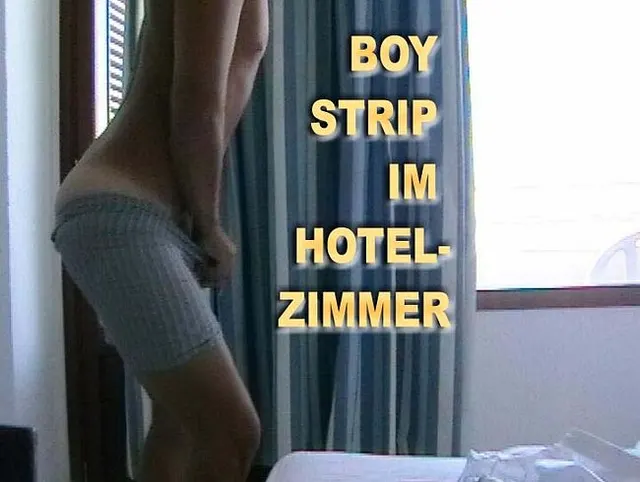 Boy Strip im Hotelzimmer