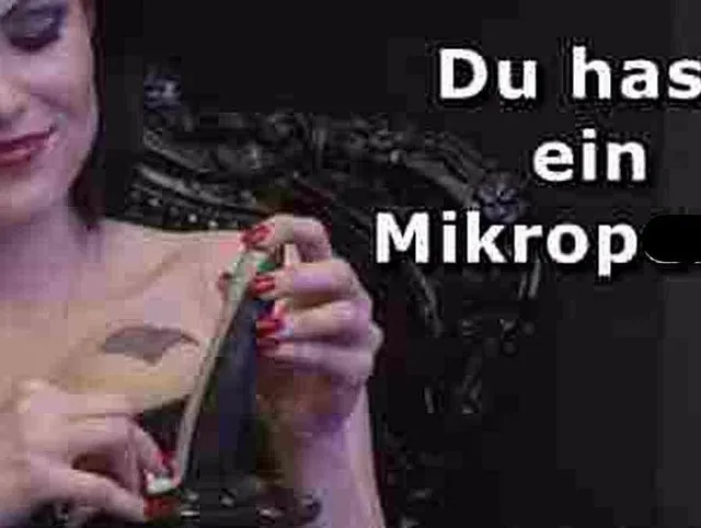 Dein Minipenis am Maßband
