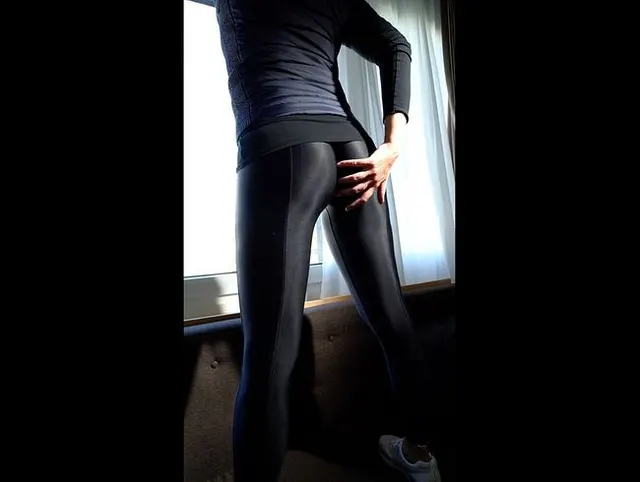 Leggings,- von einem Gast gefilmt