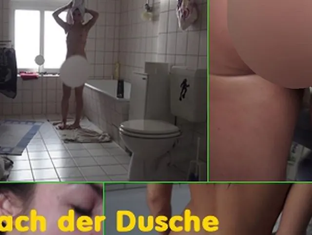 Nach der Dusche..Morgenstund hat Sperma im Mund "2"