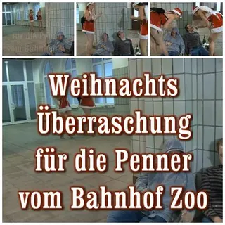 Weihnachtsüberraschung für die Penner Bahnhof Zoo