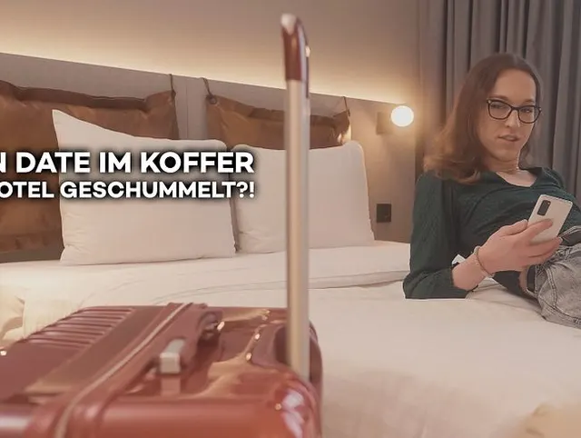 Mein Date ist im Koffer?! Erstmal direkt nach dem Einchecken die Sexpuppe gefickt!