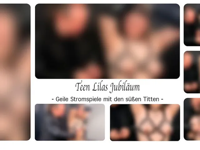 Teen Lilas Jubiläum - Geile Stromspiele mit den süßen Titten