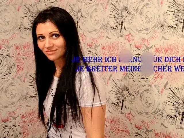 Ich habe meinen Arsch für dich ausgestreckt