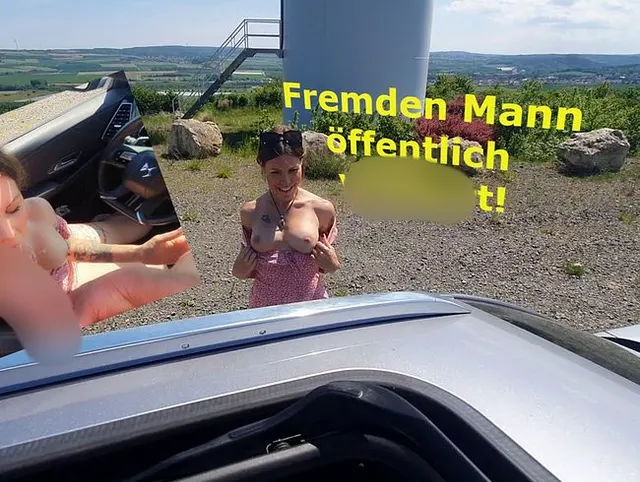 Man bin ich eine Schlampe! Fremder Autofahrer gabelt mich öffentlich auf!