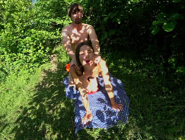 Guter Fick in der Natur bei Sonnenstrahlen
