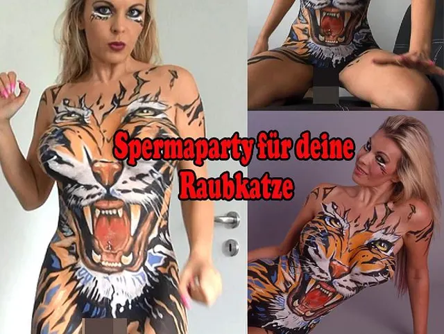 Spermaparty für deine Raubkatze