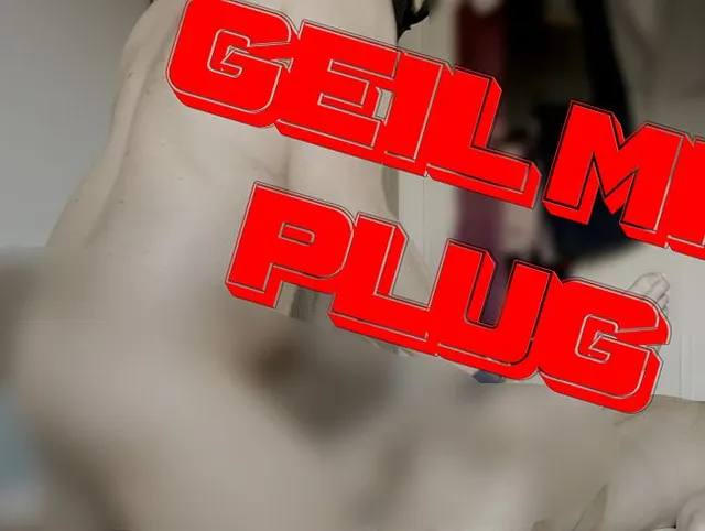 Hat mir den Analplug reingesteckt (habe es getan)