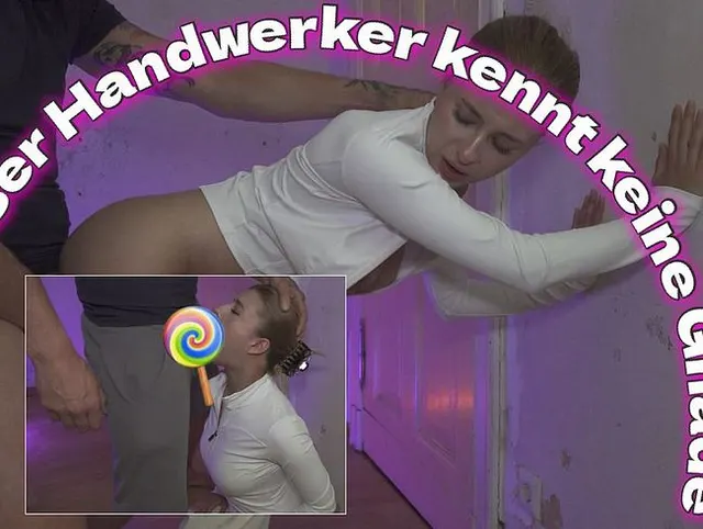 Baustellenfick vom Handwerker ! Handwerkertrick mit Fickgarantie