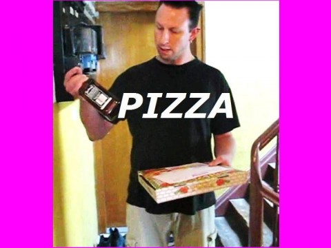 PIZZA MAL ANDERS BEZAHLT + GEILER CUMSHOT!!!