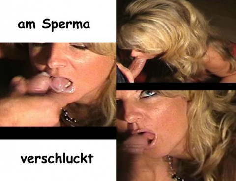 am Sperma verschluckt