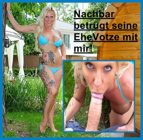 Nachbar betrügt seine Ehevotze mit mir! Pech gehabt Stupides Stück