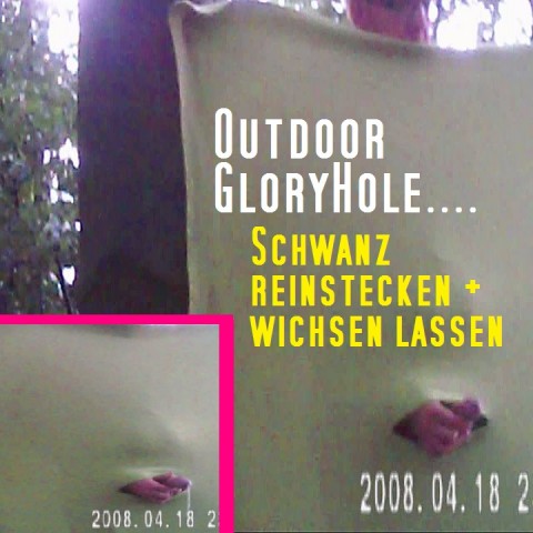 Glory Hole im Wald