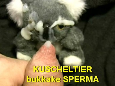 BUKKAKE Kuscheltier Sperma