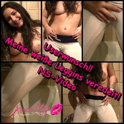 Meine weiße Leggins veredelt! (NS-Userwunsch)