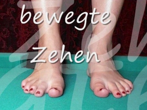 bewegte zehen