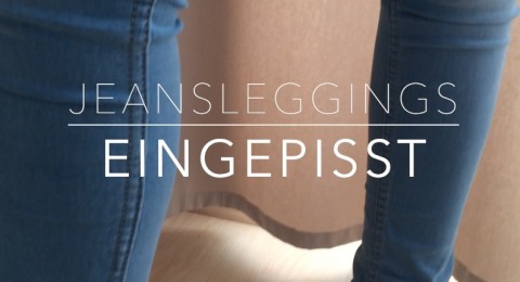 Jeansleggings - EINGEPISST