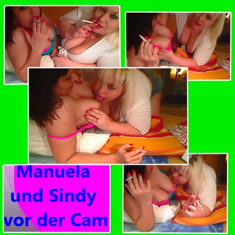 Manuela und Sindy vor der Cam