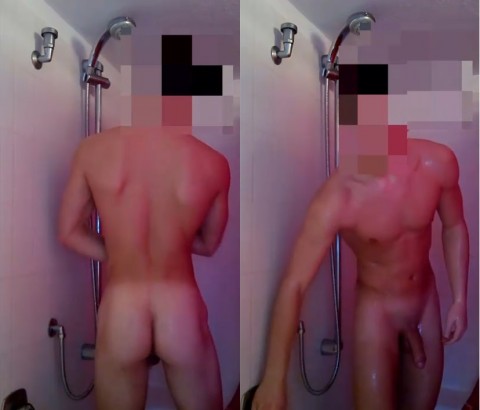 Heimlich beim Duschen gefilmt