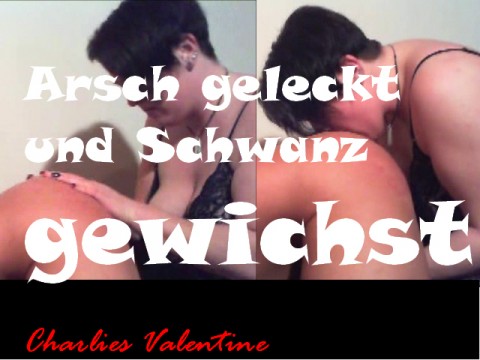 Zungenanal und den dicken Schwanz wichsen