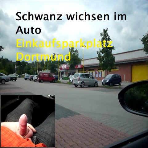 Public Handjob auf Parkplatz