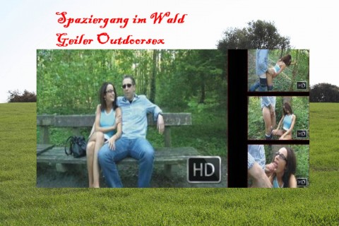 Outdoor im Wald gefickt