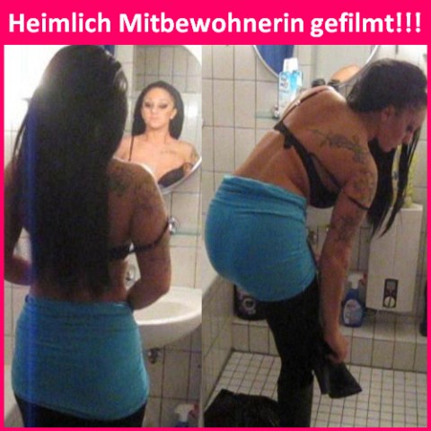 Heimlich Mitbewohnerin gefilmt!!!