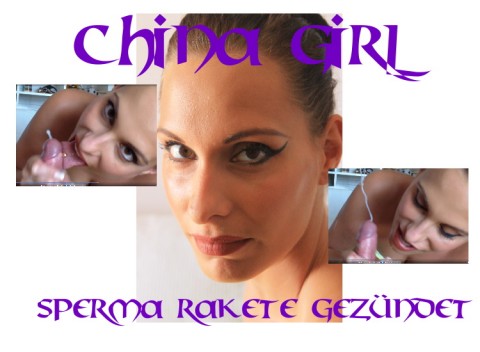 China Girl - Sperma Rakete gezündet