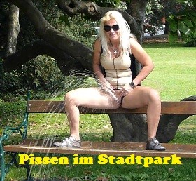 Pissen im Stadtpark